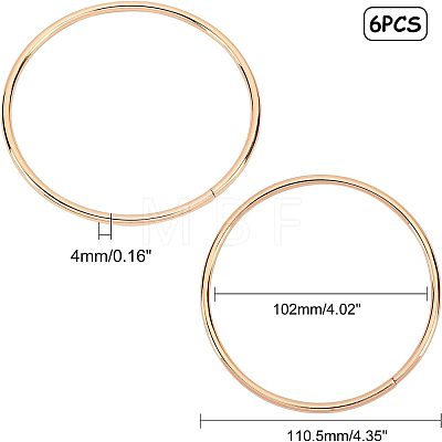 Round/Circular Ring Iron Purse Handles LS-FIND-CA0001-12G-1