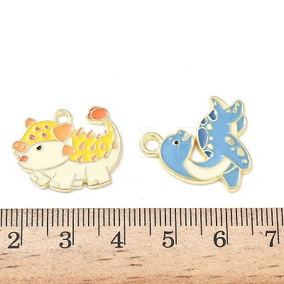 Alloy Enamel Pendants ENAM-I076-02G-02-1
