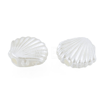 ABS Plastic Imitation Pearl Beads OACR-T018-08-1