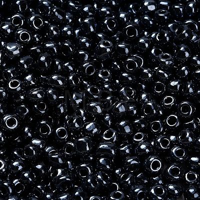 FGB 6/0 Grade A Round Glass Seed Beads SEED-Q008-4mm-F607-1