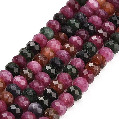 Faceted Dyed Natural White Jade Beads Strands GG-CBAE966-01A-G-1