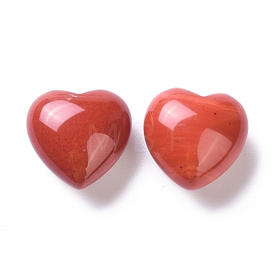 Natural Red Jasper Heart Love Stone G-F708-01-1