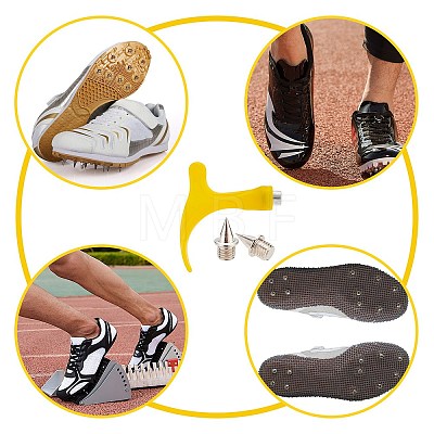 Gorgecraft 51Pcs 2 Styles Track Shoes DIY Accessories DIY-GF0005-13B-1