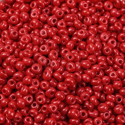8/0 Baking Paint Glass Seed Beads X1-SEED-M012-02A-42-1