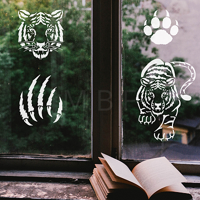 PET Hollow Out Drawing Painting Stencils DIY-WH0391-0757-1