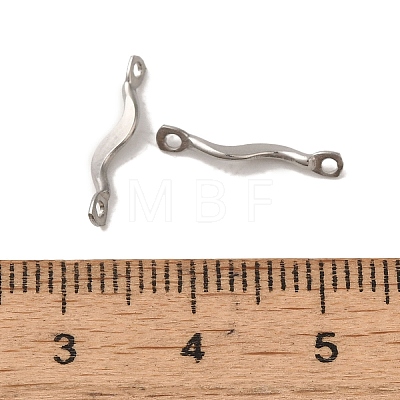 Non-Tarnish 304 Stainless Steel Links Connector Charms STAS-Q323-08P-1