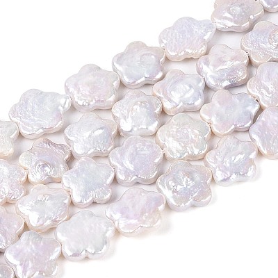 Natural Baroque Keshi Pearl Beads Strands PEAR-S020-A03-01A-1