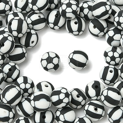 60Pcs Handmade Polymer Clay Beads CLAY-YW0002-41C-1