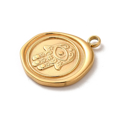 304 Stainless Steel Pendants STAS-L022-311G-1