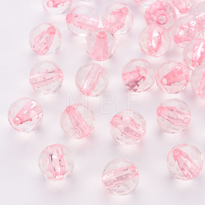 Transparent Acrylic Beads TACR-S154-11A-26-1