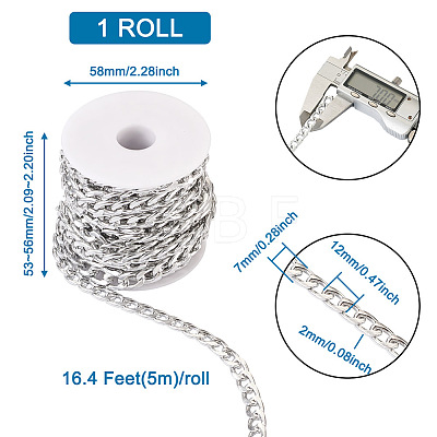 Aluminum Twisted Chains Curb Chains CHA-YS0001-02-1