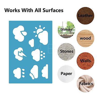 Acrylic Earring Handwork Template DIY-WH0359-019-1