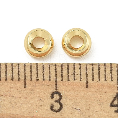 Rack Plating Brass Spacer Beads FIND-T071-01G-01-RS-1