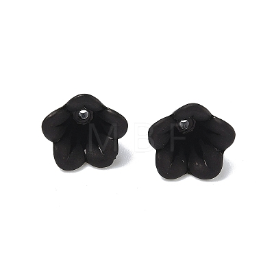 Frosted Flower Acrylic Beads X-FACR-5332-12A-1
