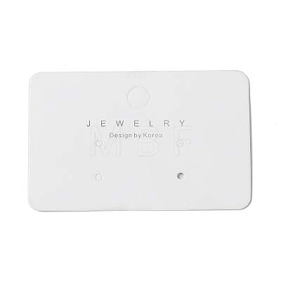 Rectangle Paper Stud Earring Display Cards CDIS-C006-03-1