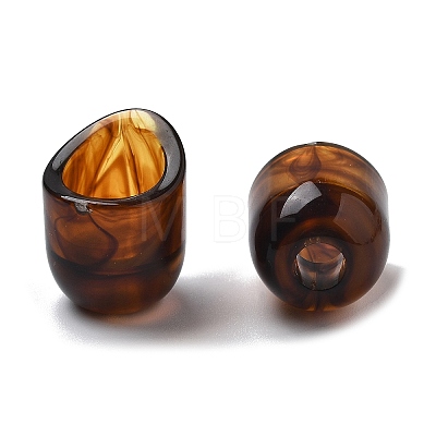 Two Tone Acrylic Beads OACR-S042-06I-1