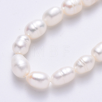Natural Cultured Freshwater Pearl Beads Strands X-PEAR-N012-06D-1