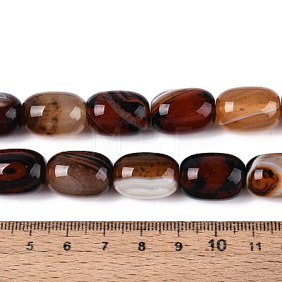 Natural Agate Beads Strands G-N356-02A-10-1