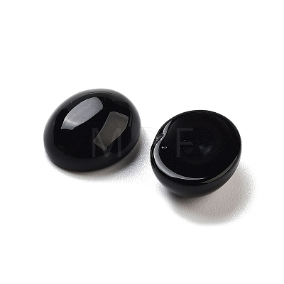 Natural Black Onyx(Dyed & Heated) Cabochons G-G145-01A-28-1