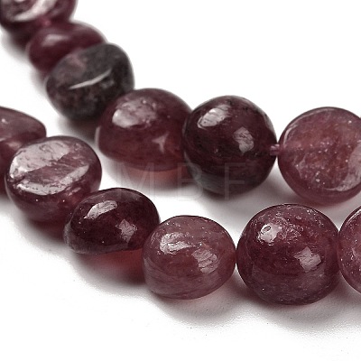 Natural Strawberry Quartz Beads Strands G-P497-01E-88-1