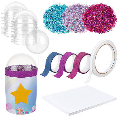 3 Bag 3 Colors PVC Plastic Petaline Cabochons DIY-OC0015-59-1