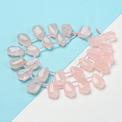 Natural Rose Quartz Beads Strands G-Z040-A02-01-1