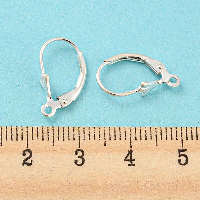 925 Sterling Silver Leverback Earring Findings STER-H107-06S-1
