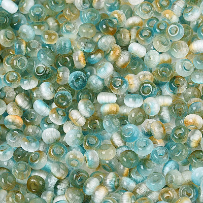 Imitation Cat Eye Glass Seed Beads SEED-N007-31H-1