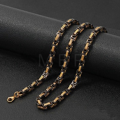 Titanium Steel Byzantine Chains Necklaces for Men FS-WG56795-169-1