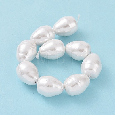 Shell Pearl Beads Strands BSHE-F013-11A-1