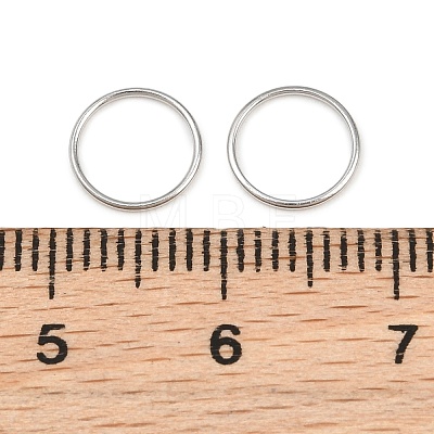 304 Stainless Steel Closed Jump Rings STAS-G393-06P-10-1