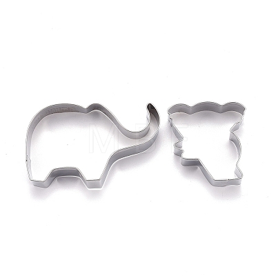 Stainless Steel Mixed Animal Shape Cookie Candy Food Cutters Molds DIY-H142-04P-1