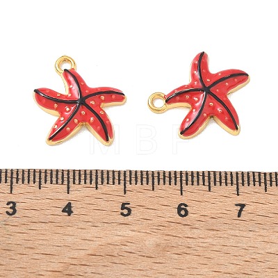 304 Stainless Steel Enamel Pendants STAS-Q119-08G-07-1