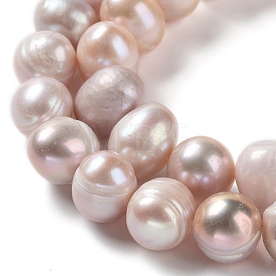 Natural Cultured Freshwater Pearl Beads Strands PEAR-E019-16-1