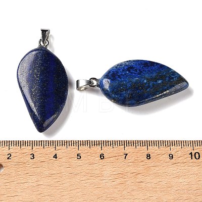 Dyed Natural Lapis Lazuli Pendants GG-CBACB71-05P-18-1