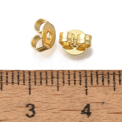 Rack Plating Brass Friction Ear Nuts KK-C081-04G-1