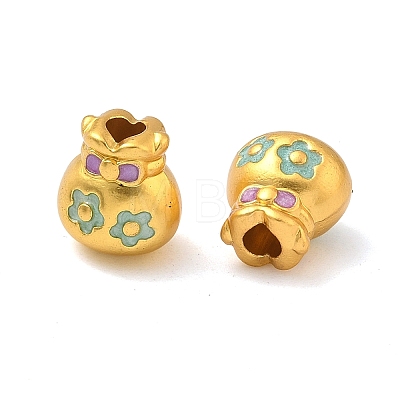 Alloy Enamel European Beads FIND-G111-02MG-01-1