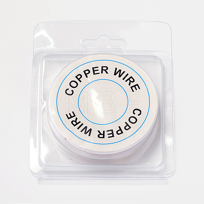 Round Copper Jewelry Wire X-CW0.4mm010-1