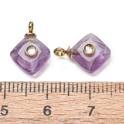 Natural Amethyst Pendants STAS-C184-14A-01-1