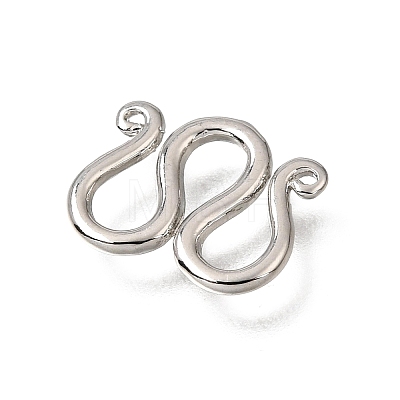 Brass M-Hook Clasps LS-KK-CBA0DF0-14B-P-1