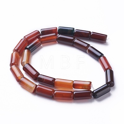 Natural Dyed Agate Beads Strands G-G775-A-M-1