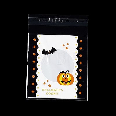 Halloween Theme Plastic Bakeware Bag OPP-Q004-01D-1