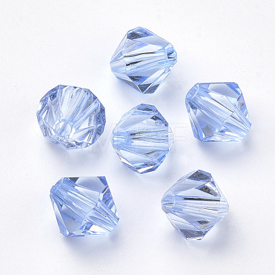 Transparent Acrylic Beads TACR-S146-4mm-16-1