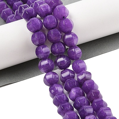 Natural White Jade Beads Strands G-N344-03E-1