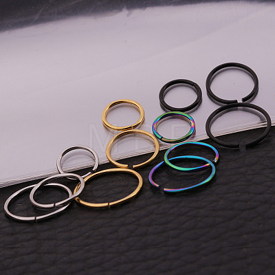 316L Stainless Steel Hoop Nose Rings WG46E6D-06-1