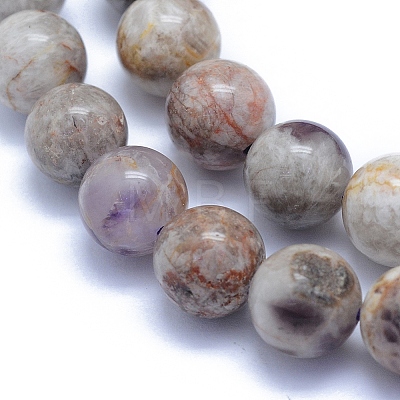 Natural Chevron Amethyst Beads Strands X-G-L552H-06B-1