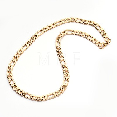 304 Stainless Steel Figaro Chains Necklaces NJEW-I060-08-1