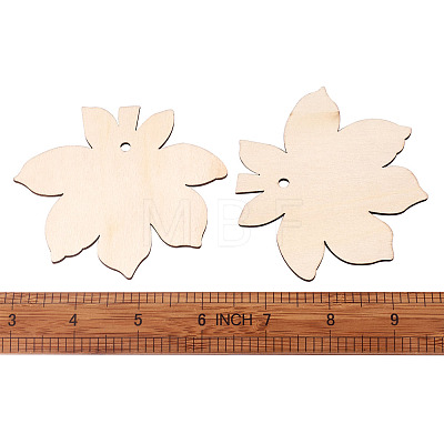 Undyed Wooden Big Pendant X-WOOD-TA0002-19-1