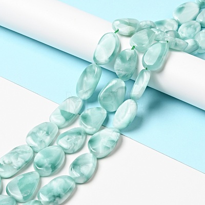 Natural Glass Beads Strands G-I247-26C-1