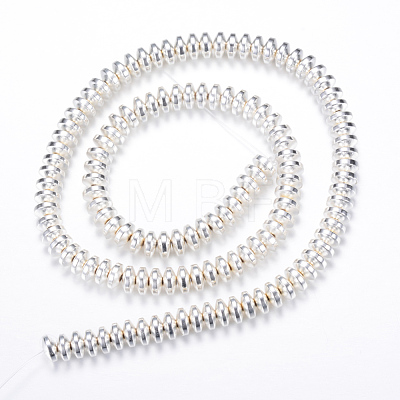 Electroplate Non-magnetic Synthetic Hematite Bead Strands X-G-Q465-19S-1